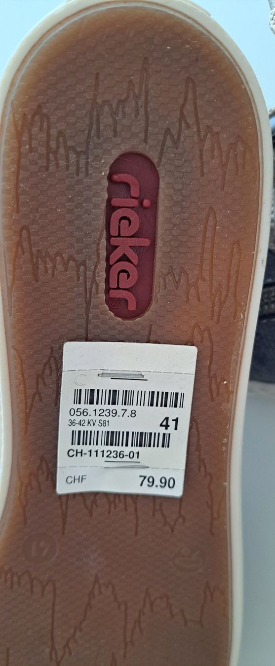 Rieker Damenschuhe: RIEKER Schnürschuh / Freizeitschuh / Halbschuh / Antistress – Neu (gemäss Beschreibung) aus Oetwil am See von Storck 4