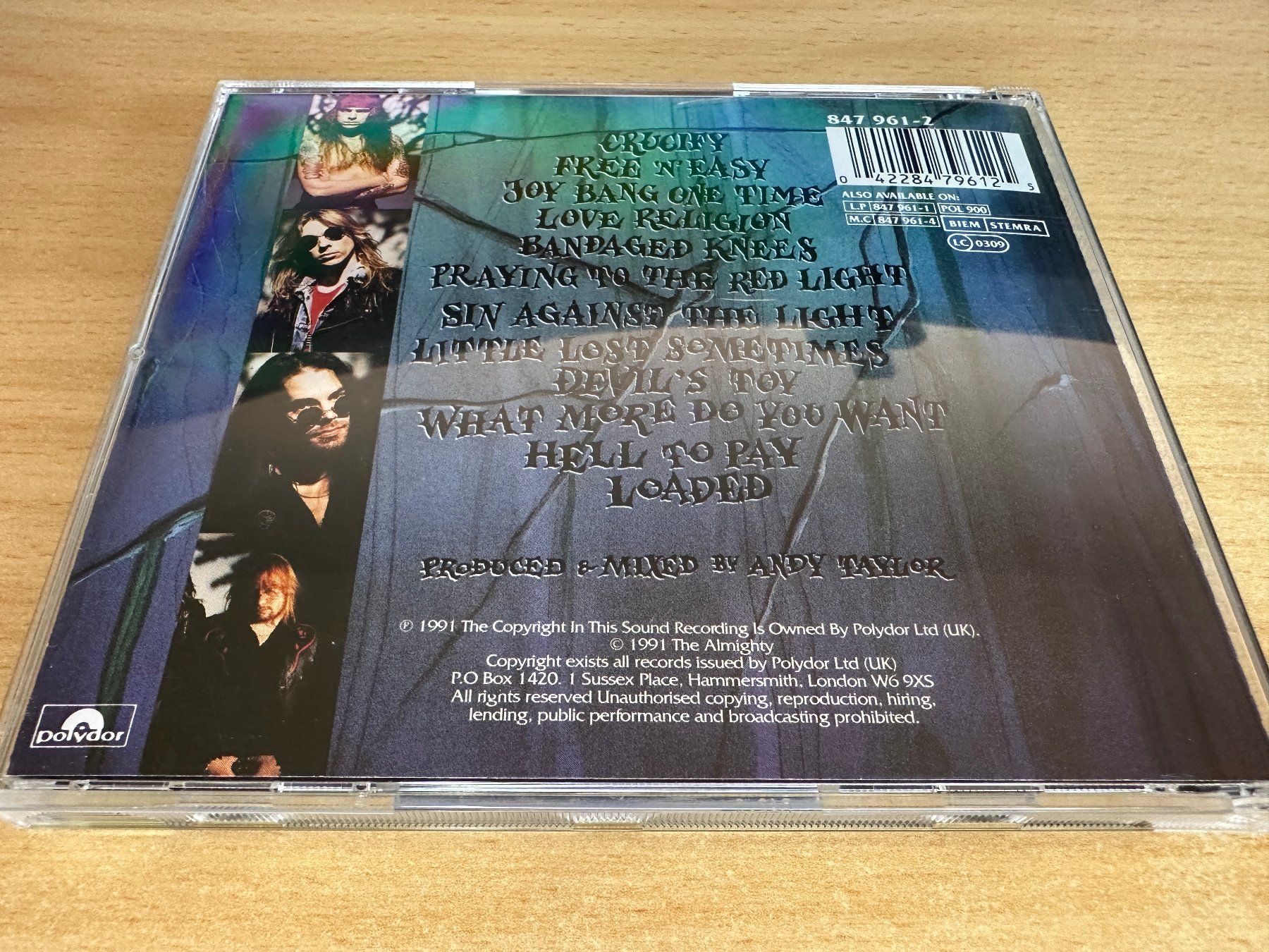 CD: The Almighty – Soul Destruction – Usato da Rikon im Tösstal venduto da Alpenmutz 1
