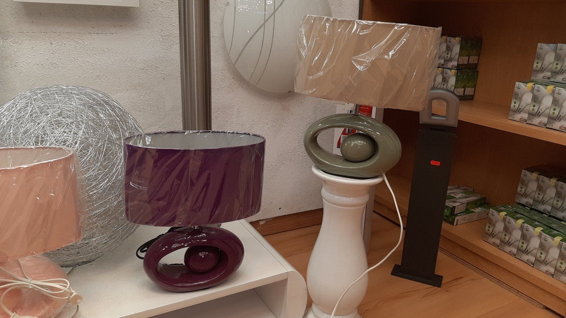 Lampade: MARGA Tischlampe Grau-Beige – Nuovo e nell'imballaggio originale da Lachen SZ venduto da ANDDUS-MASSLIGHT 4