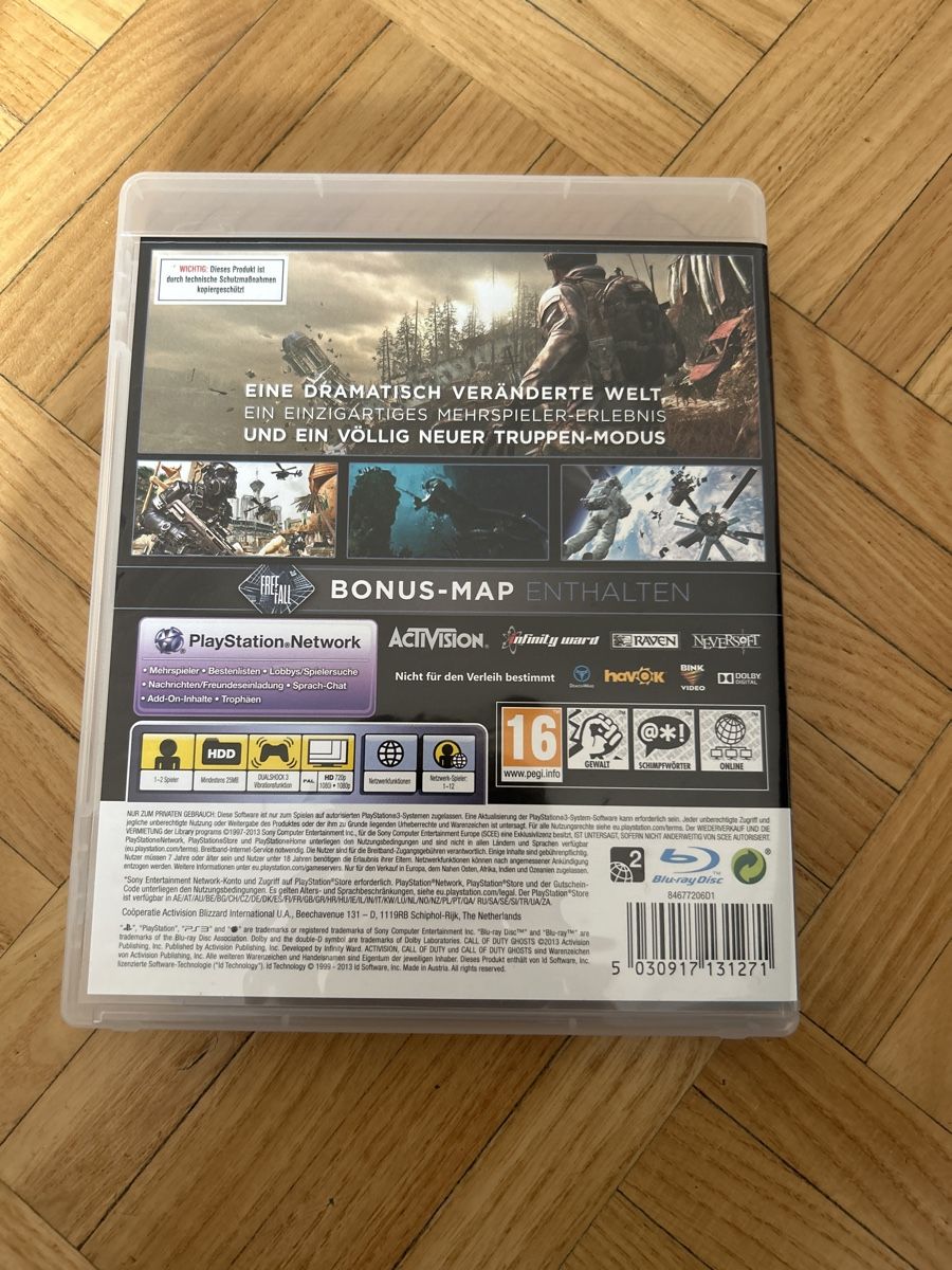 Spiele: Call of Duty: Ghosts (PS3) – Gebraucht aus Urdorf von 2msa2 1