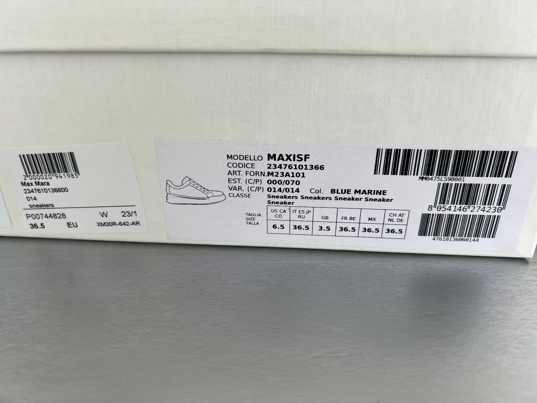 Max Mara Scarpe da donna: sneakers MAX MARA dark blue suede 36.5 – Nuovo e nell'imballaggio originale da RICHTERSWIL venduto da mftjt63 1