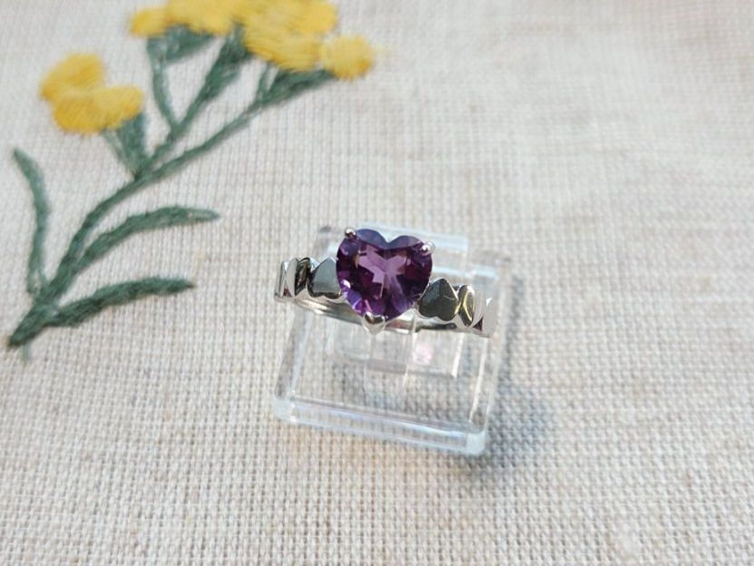 Ringe: NEW - S925 Amethyst Ring (Adjustable) – Neu (gemäss Beschreibung) aus Zürich von cin_wcf6