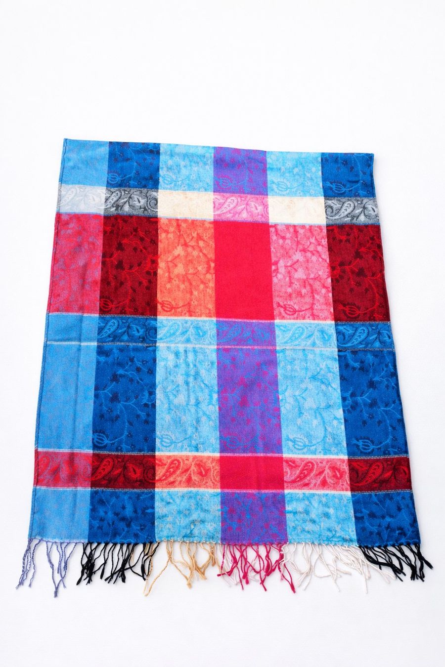 Foulard & Sciarpe: Hochwertiger Damen Schal Bunt Fransen – Nuovo (secondo la descrizione) da Fully venduto da VaneaSelection 3