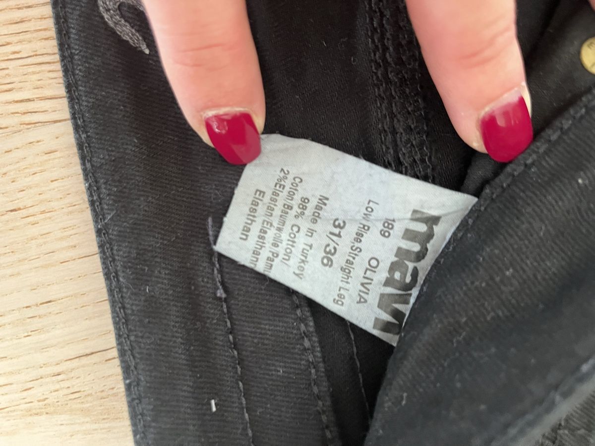 Mavi Jeans: Schwarze Mavi Jeans Länge 36 – Usato da Ennetbaden venduto da Nala05 3