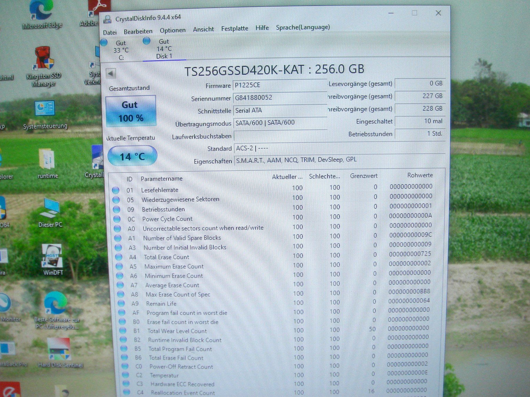 Dischi rigidi: 1 stück 256gb ssd. Transcend. Nur 1 stunde – Usato da St. Gallen venduto da pc-sg 2