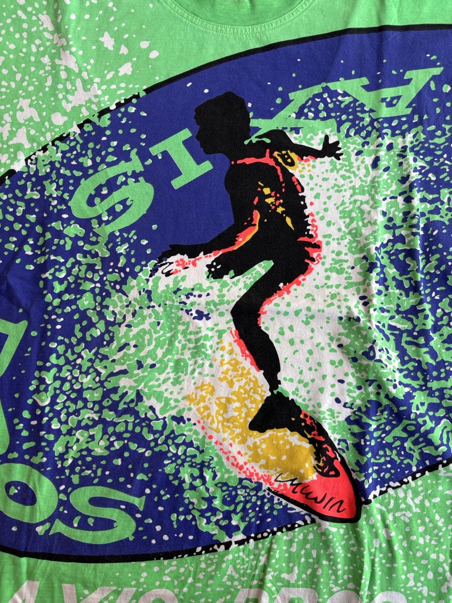 T-shirt: Vintage 90s Axis Bros Surf Tshirt – Usato da Belmont-sur-Lausanne venduto da Cedr_Barto 1
