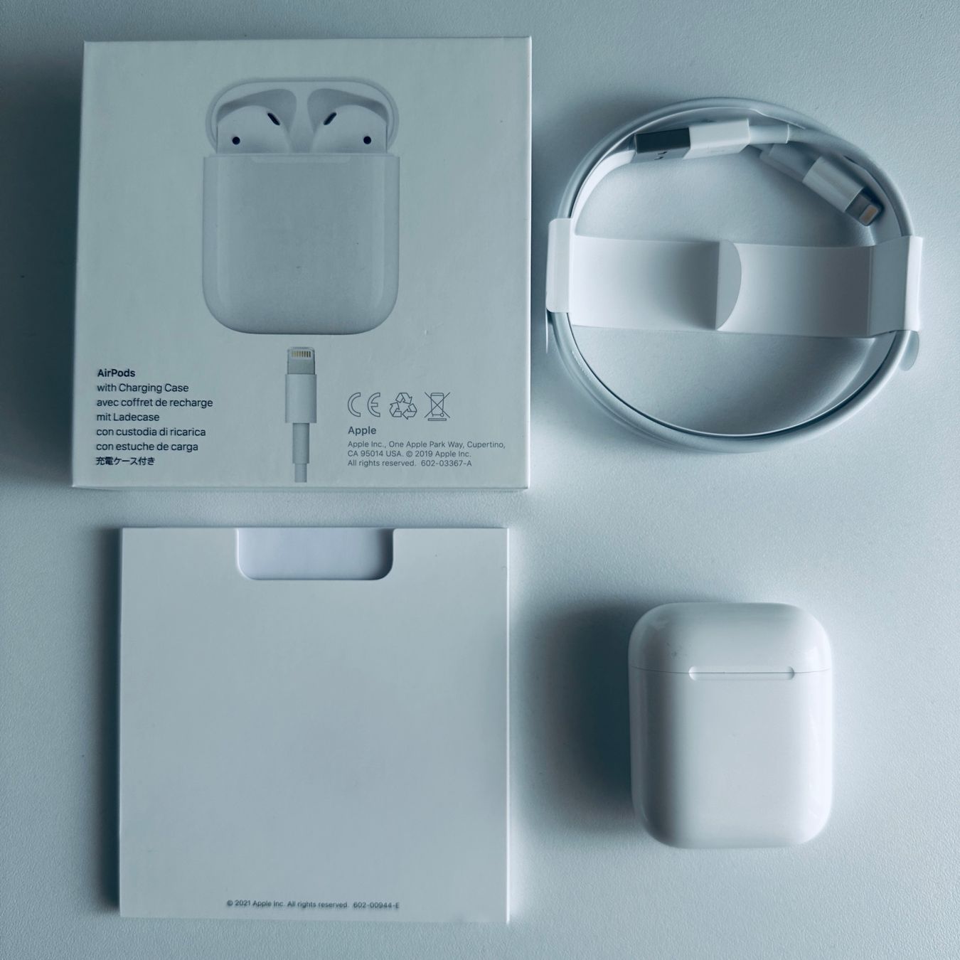 Apple Cuffie: Original Apple AirPods 2 Kopfhörer Wireless Lightning Kabel – Usato da Basel venduto da MY.AIRPODS.SHOP 1
