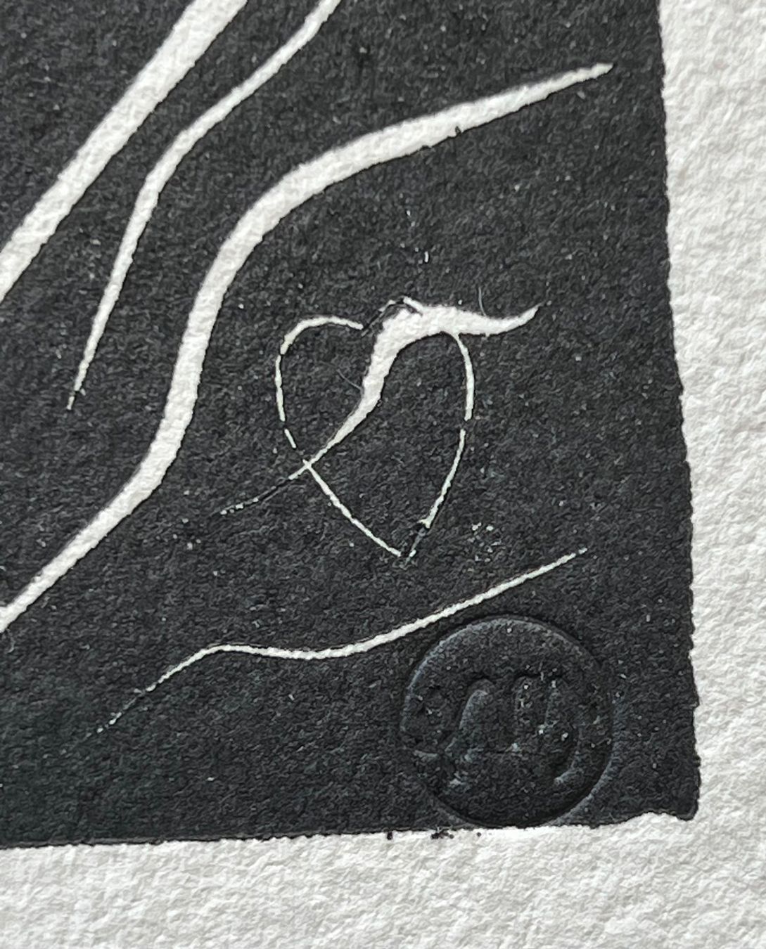 Xilografie: Henri Matisse, Linolschnitt "Danseuse" Neujahrsblatt – Usato da Adliswil venduto da bilderboerse-zuerich 2