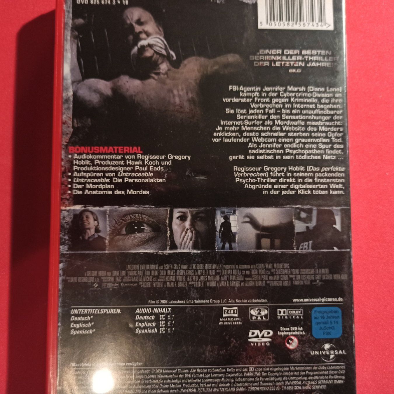 Tutti i DVDs: Untraceable – Usato da Dübendorf venduto da kb86_MOVIE 1