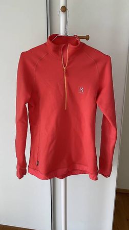 Haglöfs Midlayer Hoodie Fleece Gr. S/M Koralle
