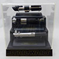 STAR WARS SET 3 LIGHTSABER .45 MASTER REPLICA OBI-WAN DARTH