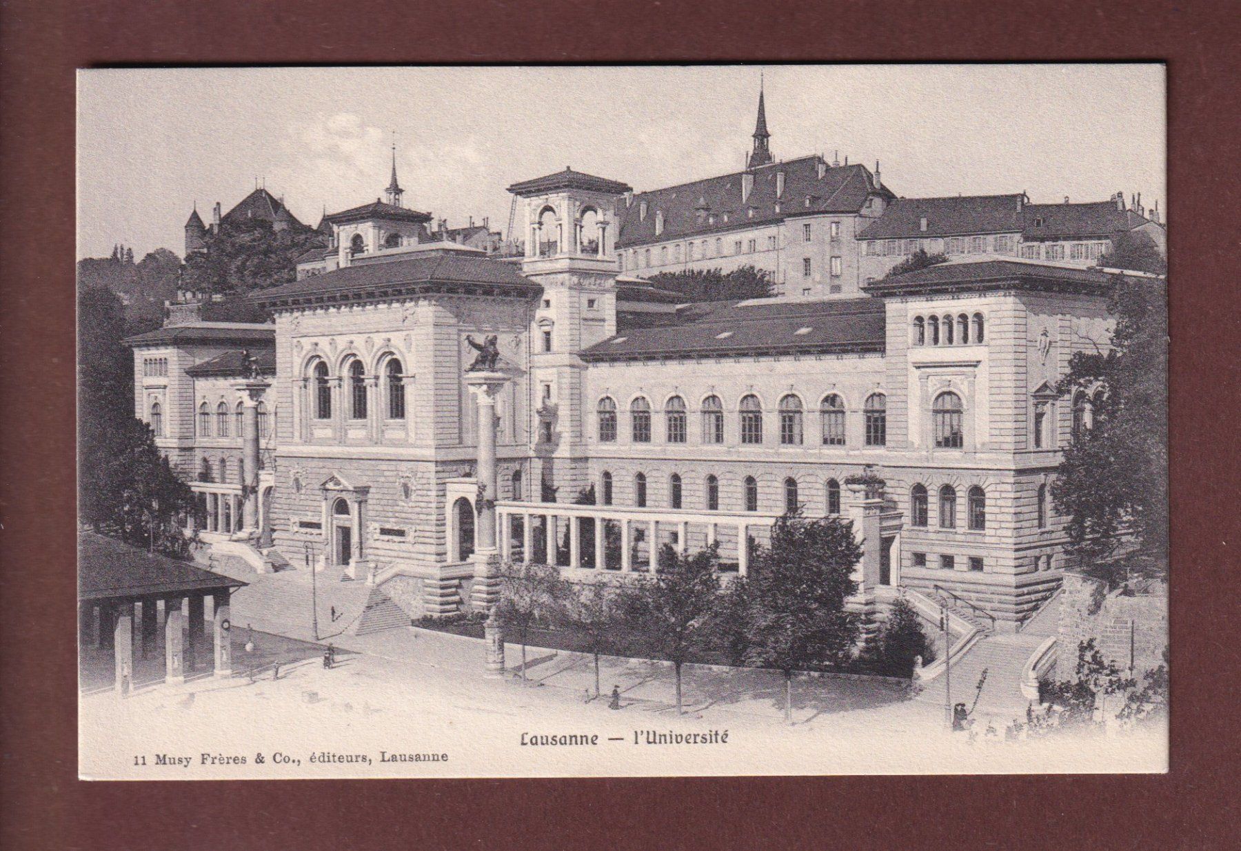 Ansichtskarten: LAUSANNE - Université – Gebraucht aus Pully von nicecards