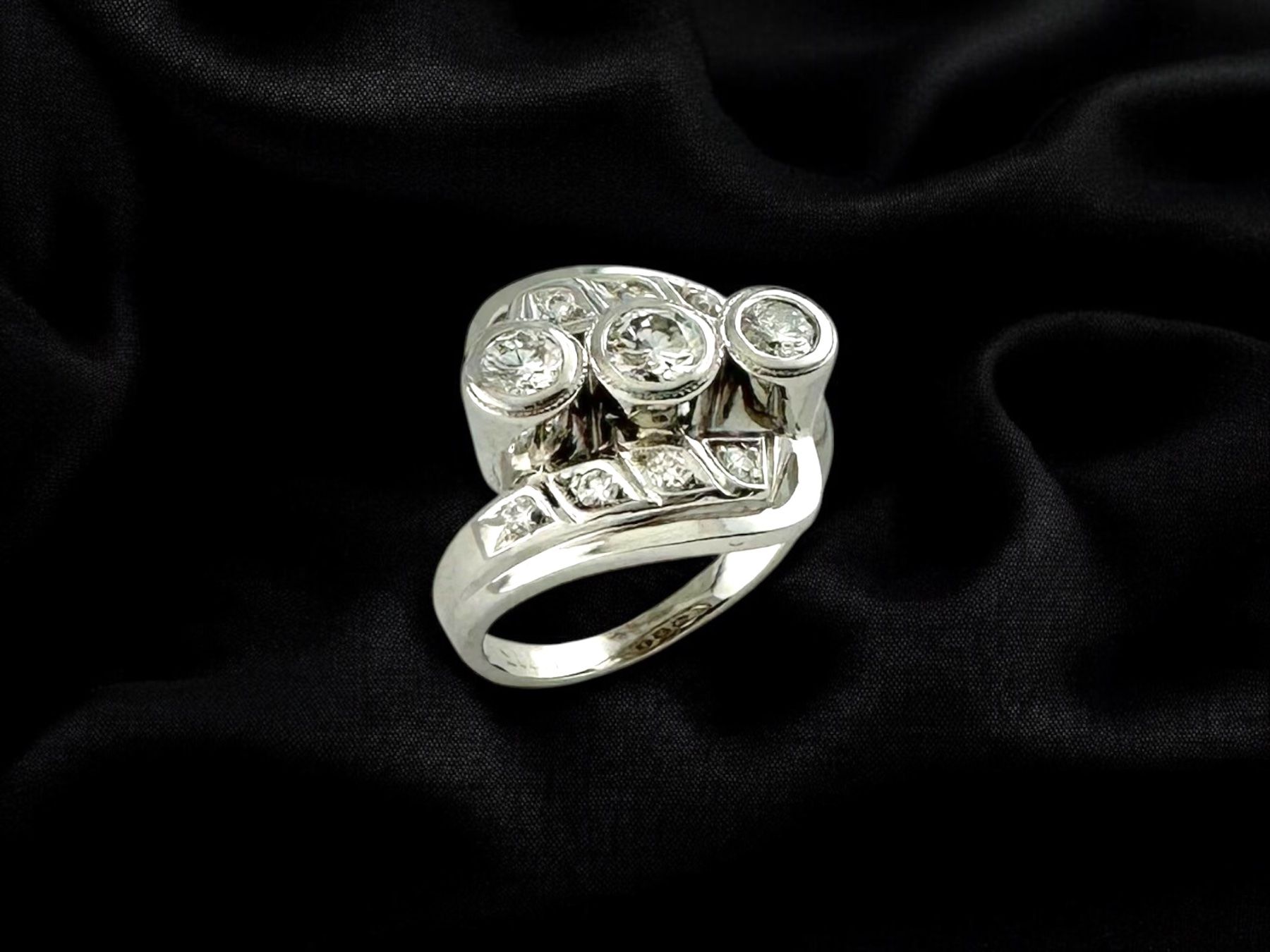 Anelli: Vintage Diamant - Ring, 0.60 ct – Usato da Zuzwil SG venduto da artimmo 4