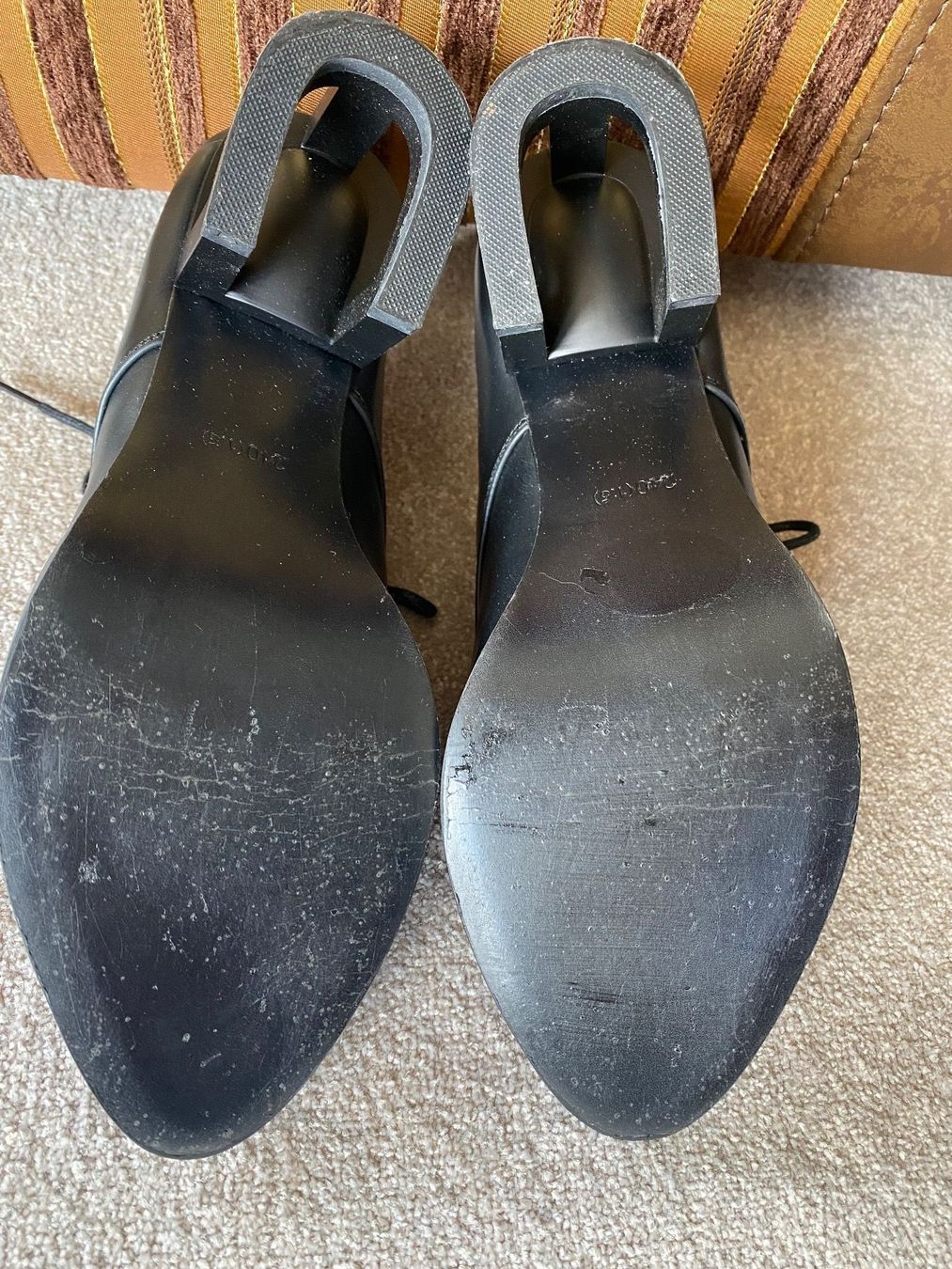 Scarpe da donna: Schnürschuhe, Halbschuhe, schwarz, 37, Blockabsatz – Usato da Zollikon venduto da into-the-west 4