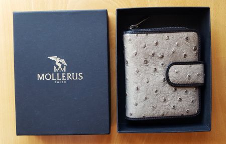 Original  MOLLERUS - Lederportemonnaie mit Zipp und Straus
