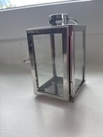 WMF-Laterne in Edelstahl und Glas, 13 cm, neuwertig