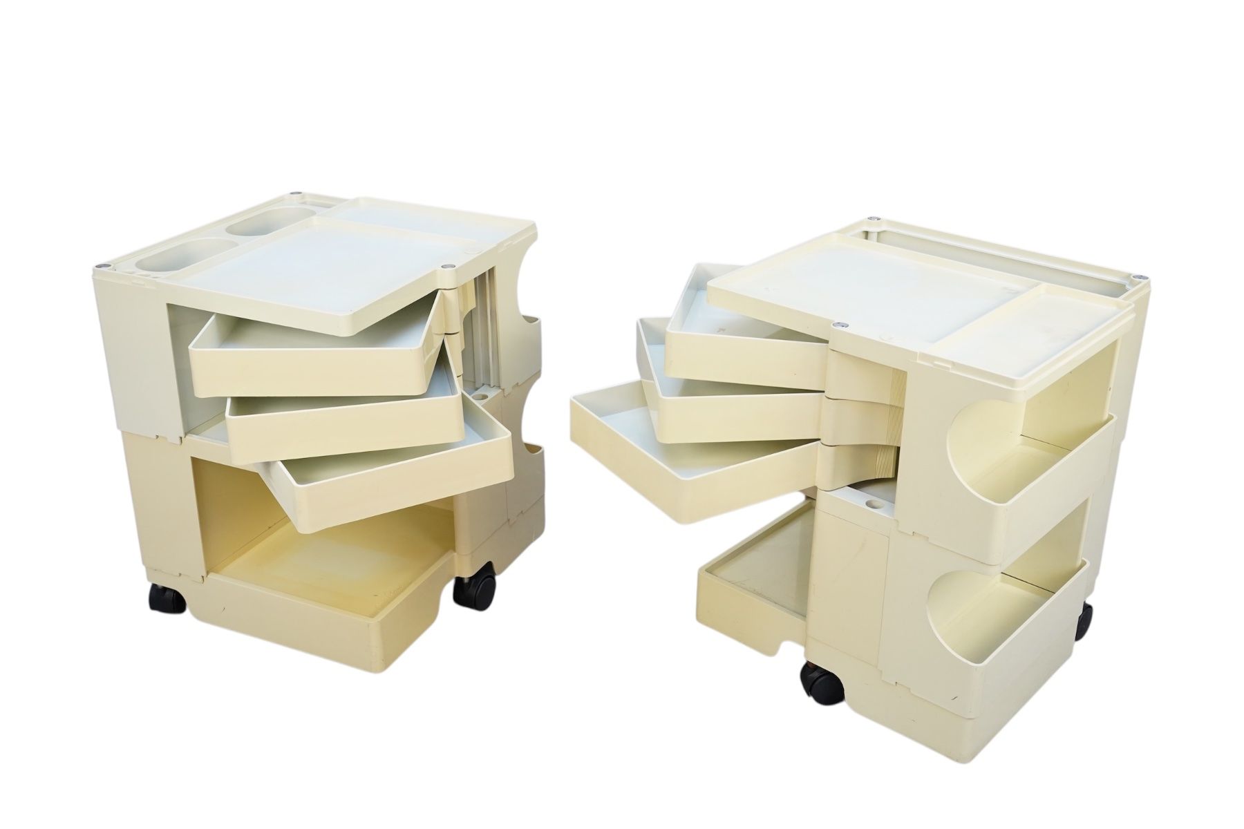 Korpus: Chariot de service de Joe Colombo Boy, Bieffeplast – Gebraucht aus Bulle von ABELiAM