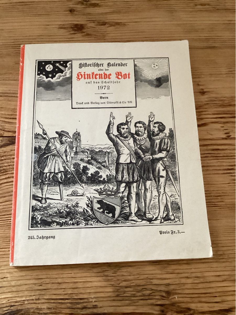 Calendari: Hinkende Bot, Jahreskalender 1972 – Difettoso da Wassen UR venduto da SABDOM
