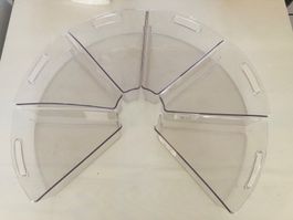 Transparente Aufbewahrungsboxen/Eckschrank Organizer, Set