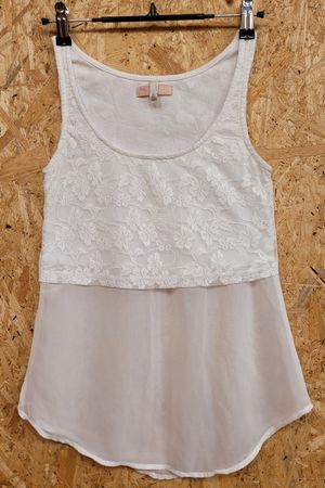 BERSHKA haut blanc