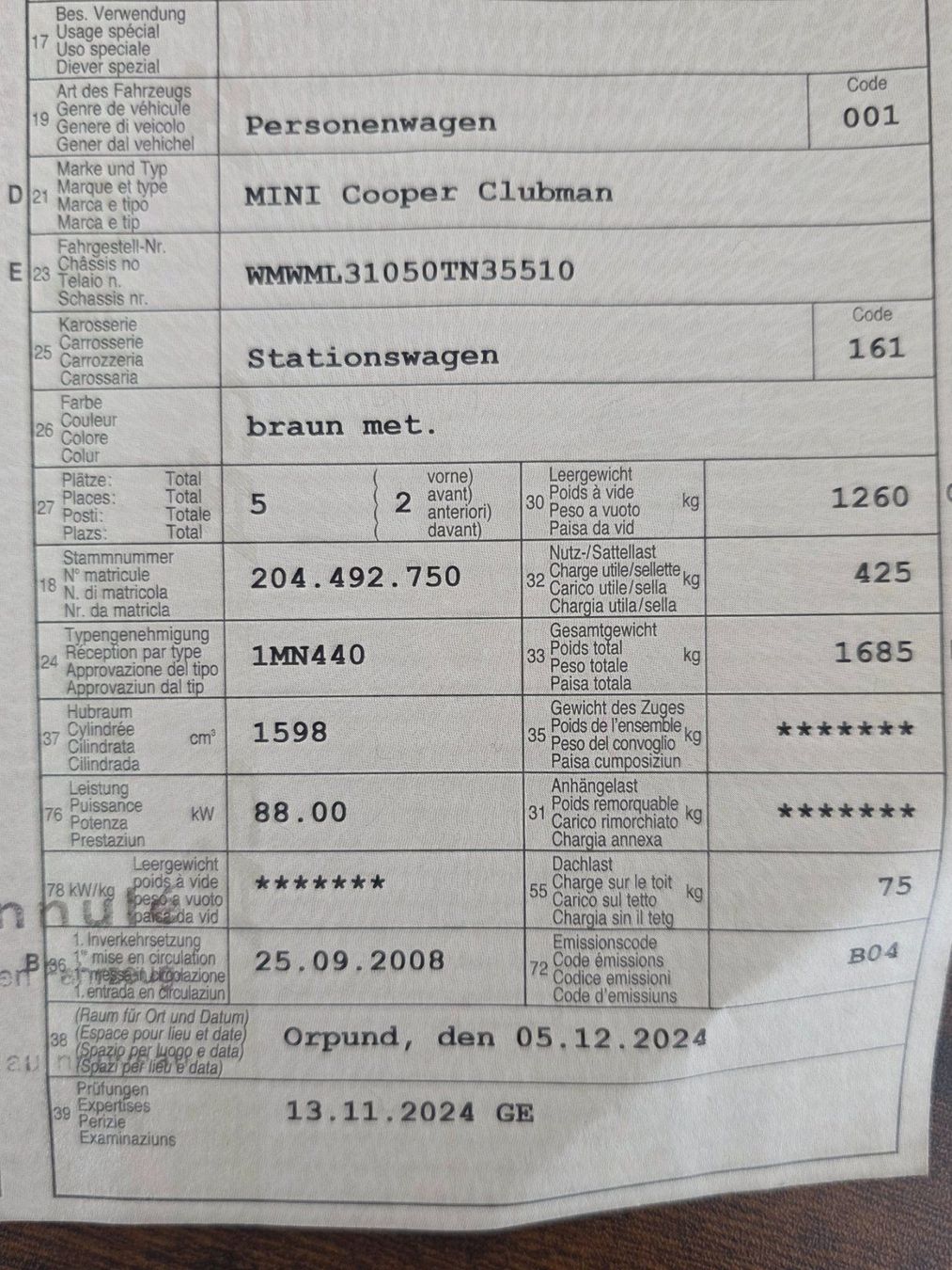 Mini Automobili: Mini Cooper Clupman Automat 120ps – Difettoso da Aarberg venduto da power80 8