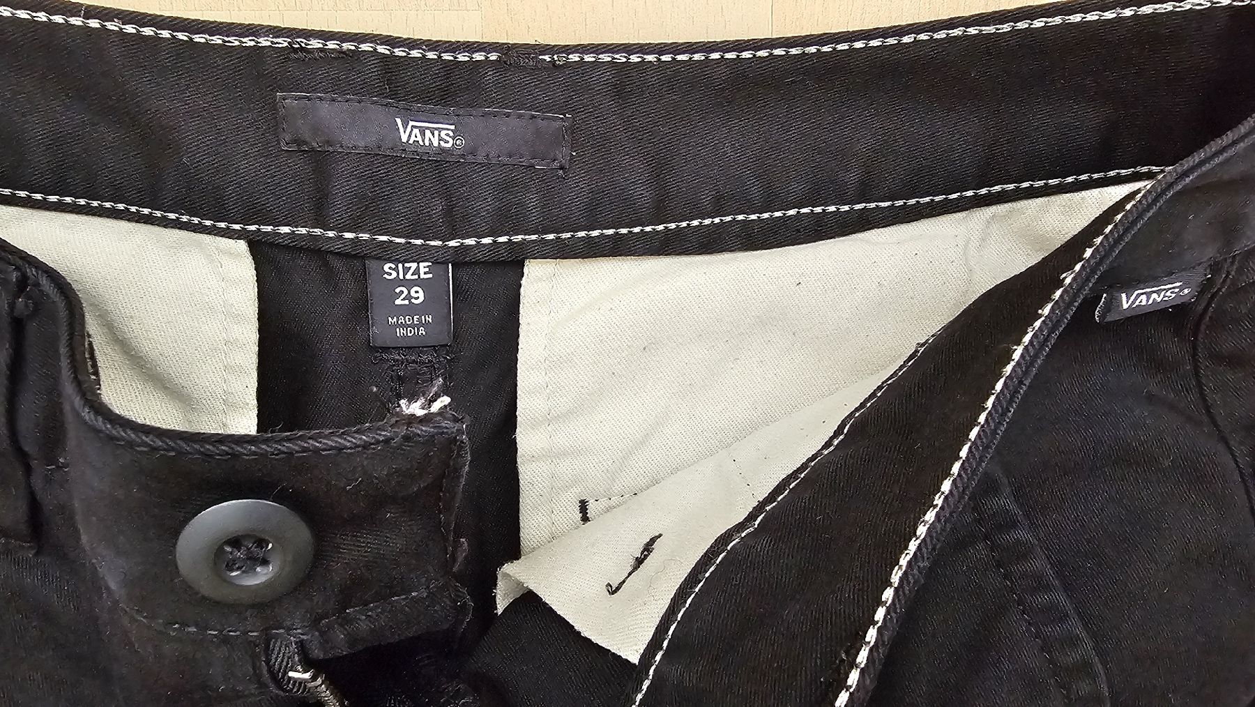 Vans Hosen: Vans Hose schwarz Grösse 29  – Gebraucht aus Steinmaur von Kiki_m240 3