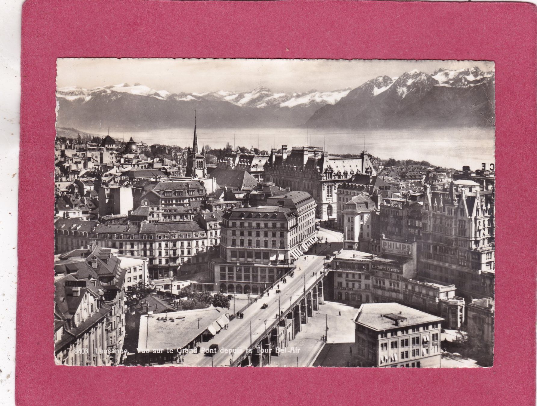 Ansichtskarten: Lausanne 1949 – Gebraucht aus Herisau von Lisegrat2008