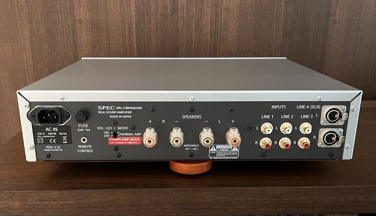 Verstärker: Spec Corporation RSA-V10 Integrated Amplifier – Gebraucht aus Unterägeri von Bluto36 3