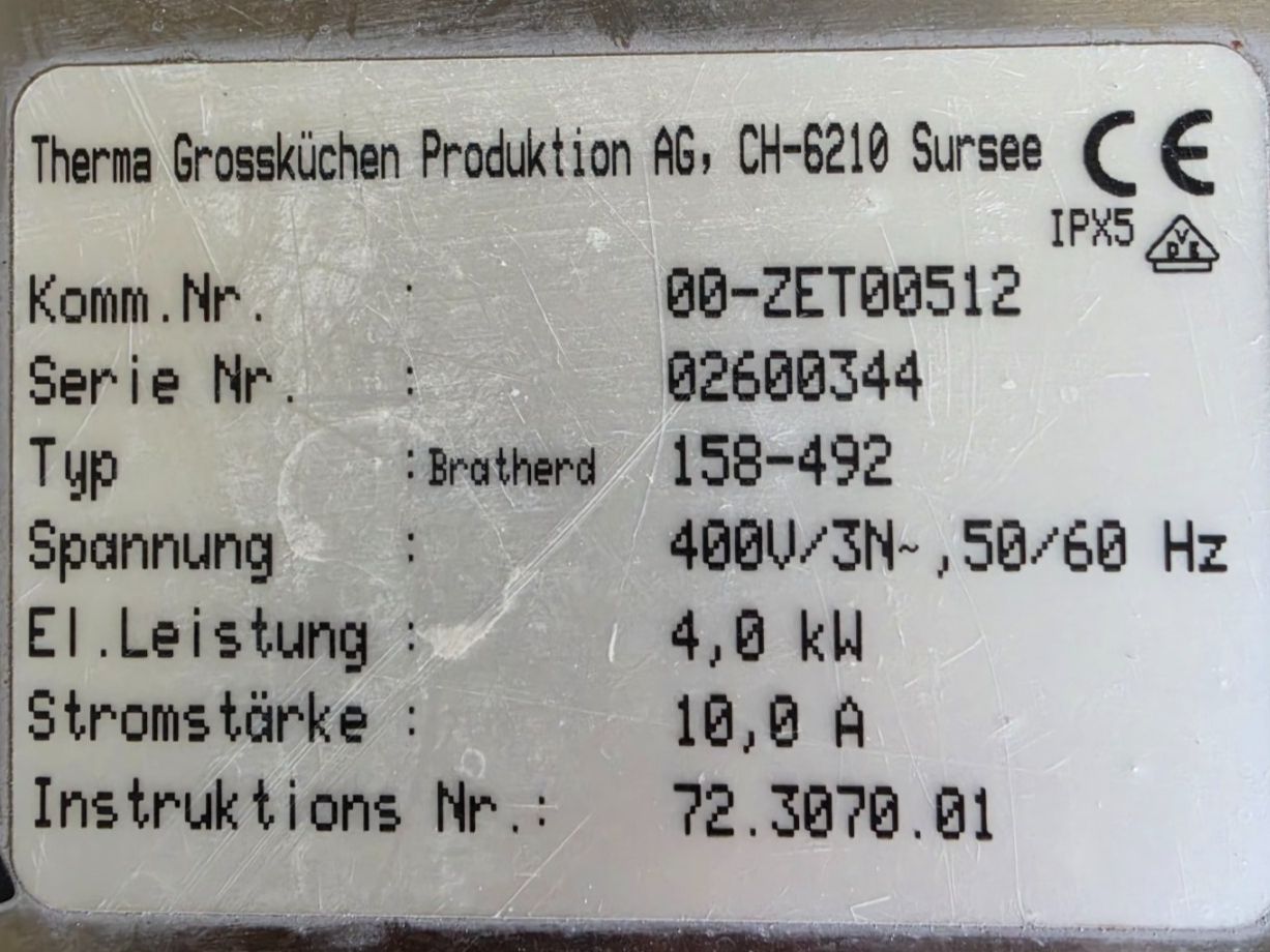 Therma Cucine: Gastrokocheinheit Therma – Usato da Zweisimmen venduto da nic_ko05 5