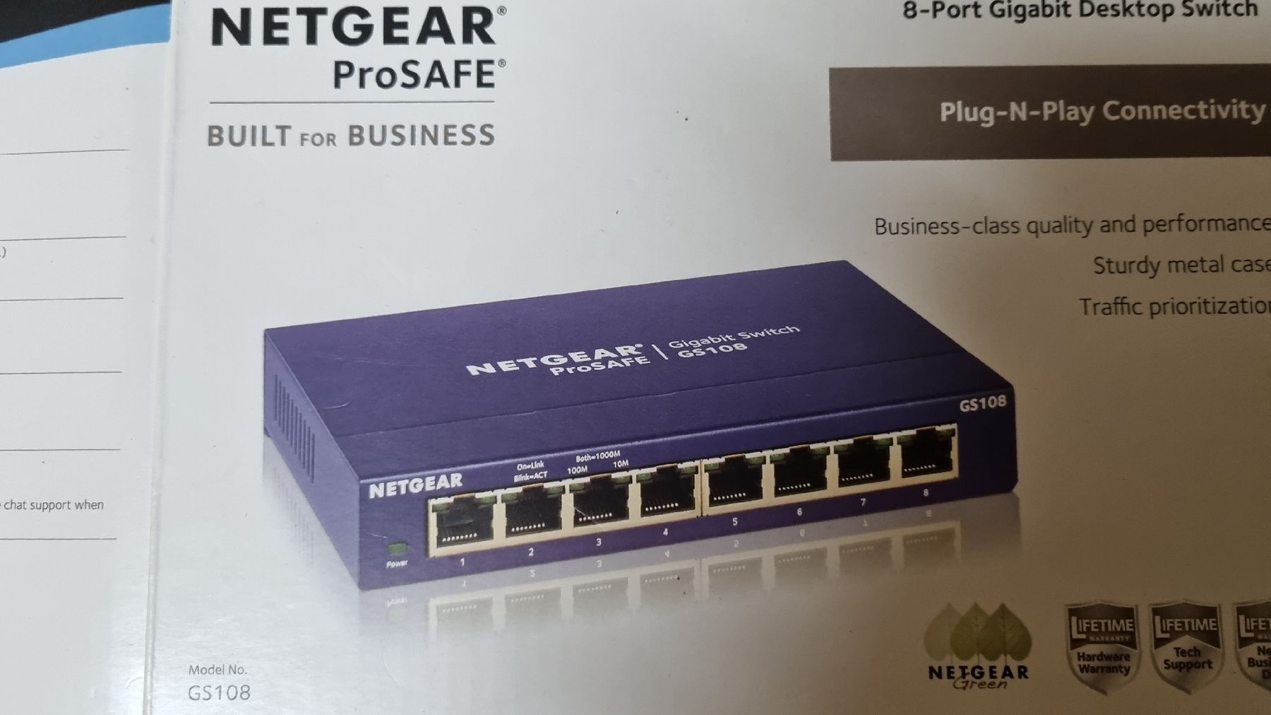 PCs: Netgear Prosafe Ethernet Switch – Neu (gemäss Beschreibung) aus Bern von  1