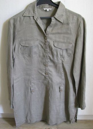 Bluse "Fiorella di Verdi", 100% Ramie, Gr. 40/42