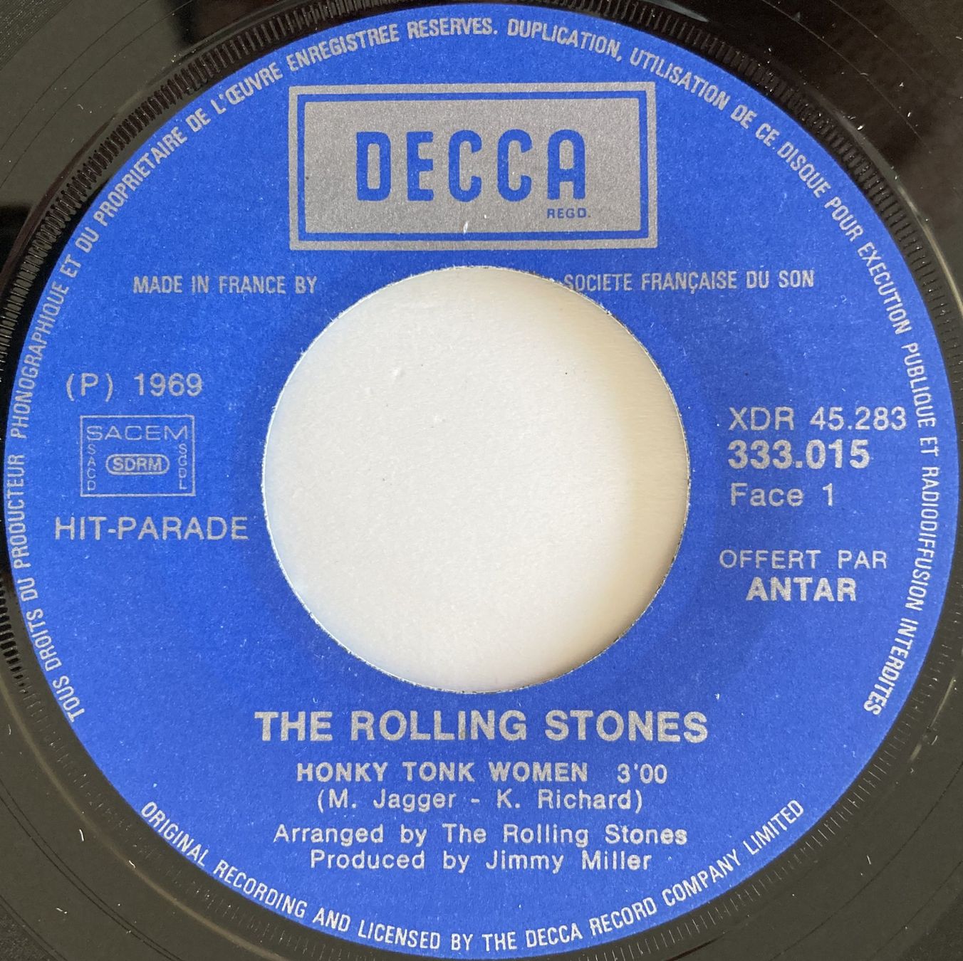 Dischi in vinile: ROLLING STONES - HONKY TONK WOMEN – Usato da Bottens venduto da hotter-than-hell 2