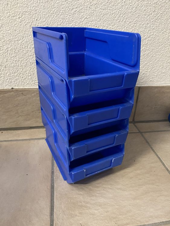 Produktbild von PROMAT Sichtlagerkasten MK4 (grün) - Stapelbar, 230x150x130mm