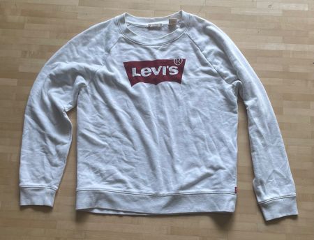 Sweatshirt Levi's weiss Grösse S gebrauchter Zustand