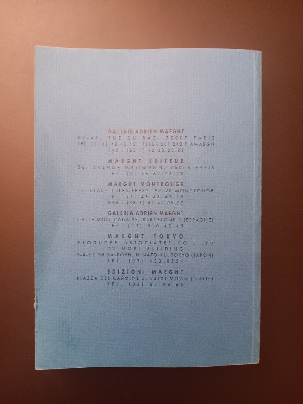 Livres: litographies gravures originales 1989 Maeght – D'occasion à Lausanne par Grabock 1