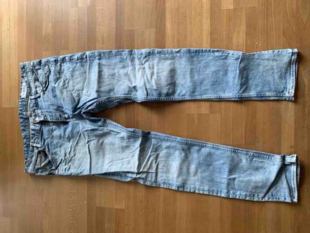 Herren Jeans hellblau Denim akzeptabler Zustand