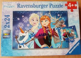 2 PUZZLE FROZEN (RAVENSBURGER)  AB 4 JAHREN