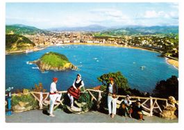 Ansichtskarte 1975, San Sebastian Spanien, Bucht
