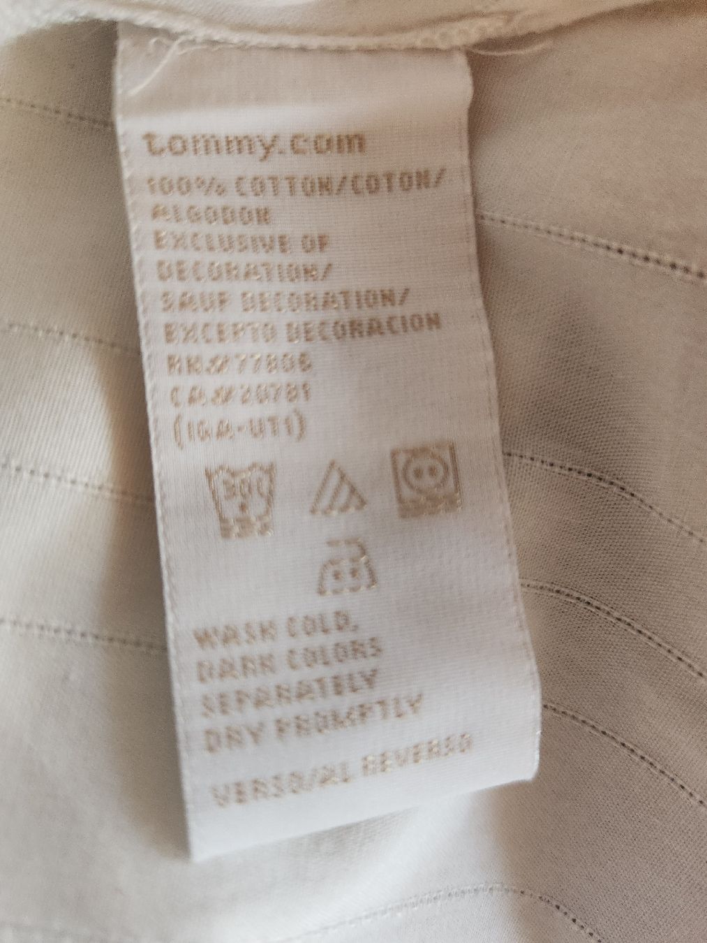 Tommy Hilfiger Chemisiers: Chemise Tommy Hilfiger blanche S/P brodée  – D'occasion à Niedergösgen par Eva2410 7