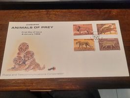 Zimbabwe - Animaux Prédateurs, Premier Jour Emission 1992!