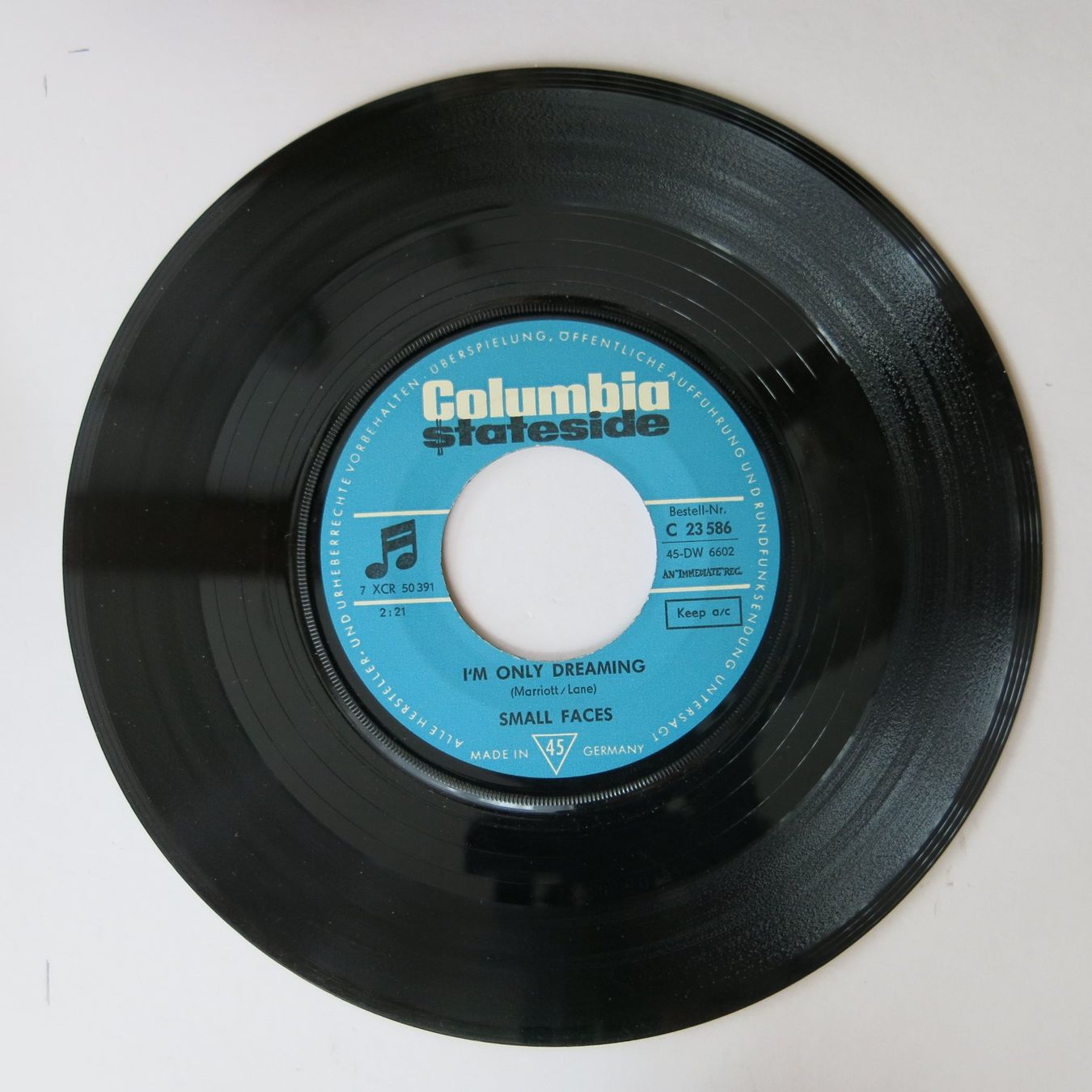 Dischi in vinile: Vinyl-Single 7" Small Faces-Itchycoo Park – Usato da Bözen venduto da Keramik22 3