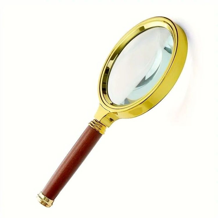 LENTE DI INGRANDIMENTO per lettura in ARGENTO STERLING 925 e plexiglass - cm 22 EUR 31,85 - IT