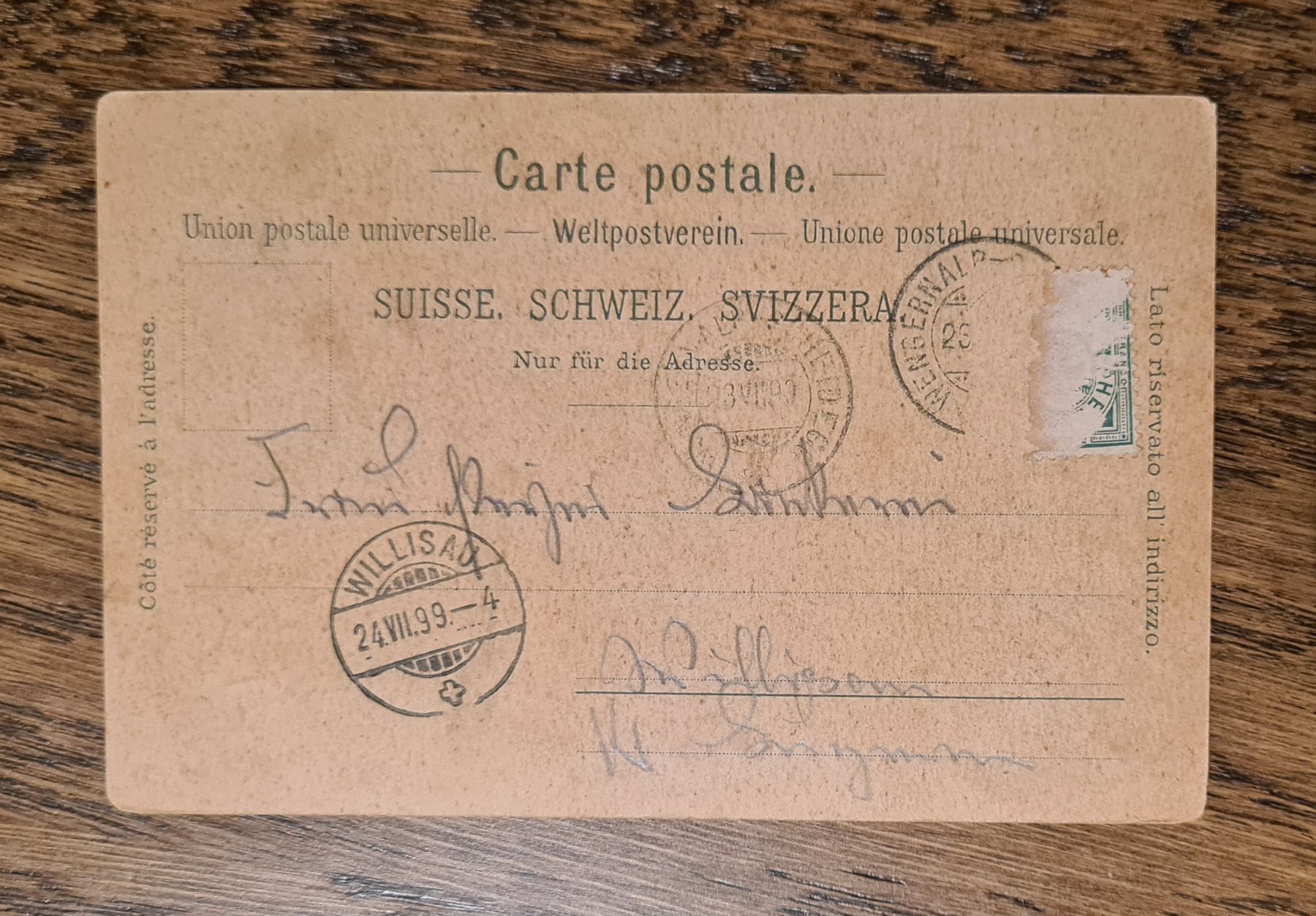 Cartoline postali: Gruss aus Grindelwald 1899 – Usato da Ebikon venduto da Donar50 1