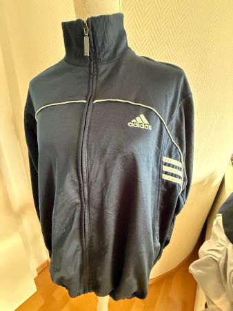 Vintage Damen Adidas Jacke 42/44 dunkelblau