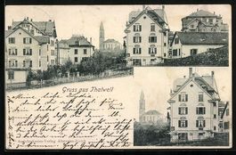 AK Thalwil, Ortspartie, 1907