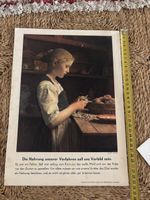Albert Anker Plakat Nahrungsmittel gute Erhaltung