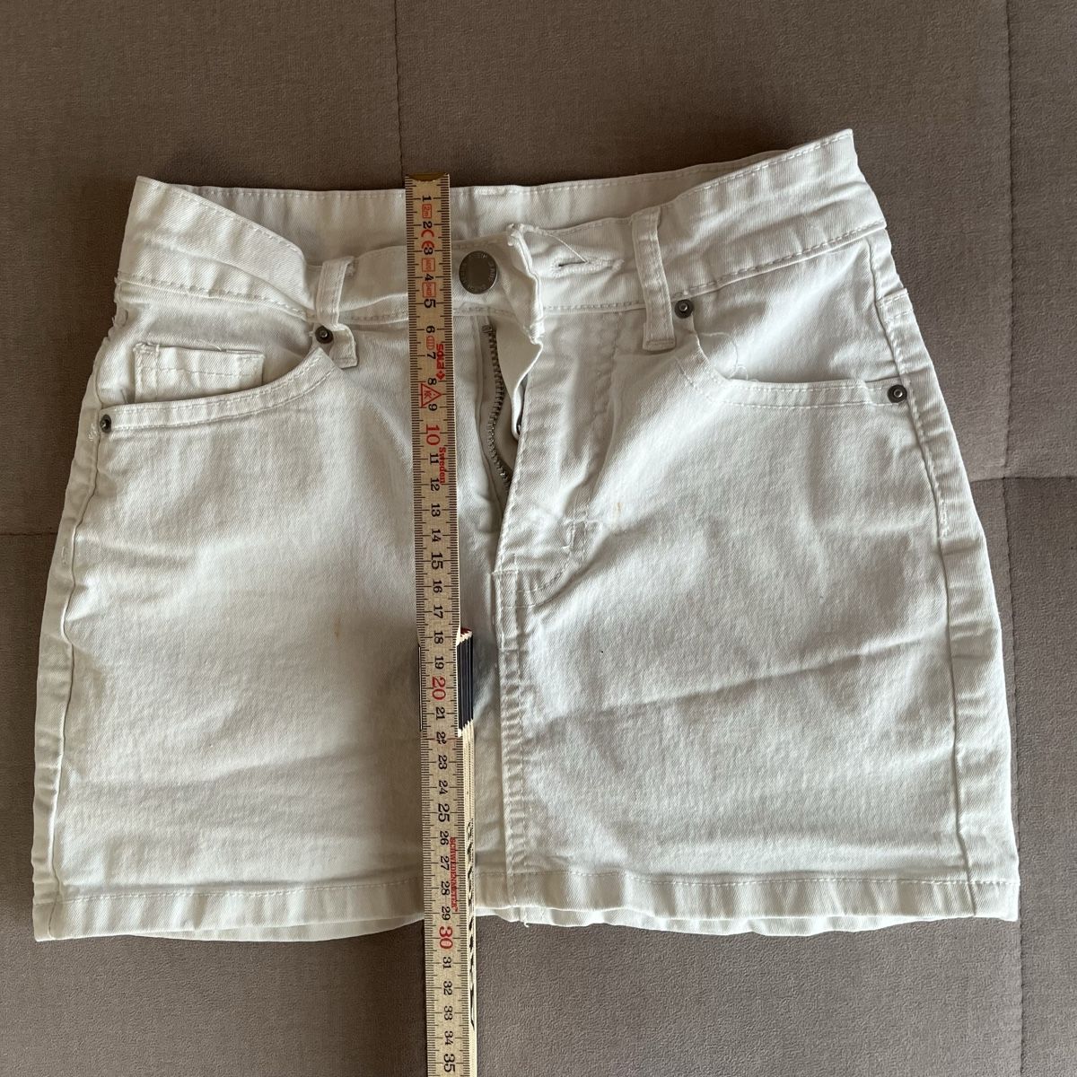 Röcke: Jeans Minirock, weiss, Gr. XS – Gebraucht aus Cunter von tiramisuuu_ 2