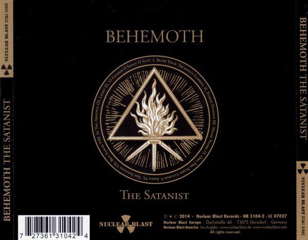 CD/ BEHEMOTH : THE SATANIST (2014) DEATH/BLACK METAL (Gebraucht) in ...