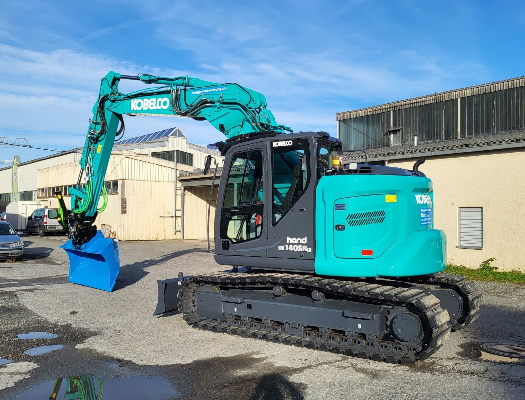 Kobelco Bagger: 18 t Bagger Kobelco mit Tiltrotator Mieten – Neu (gemäss Beschreibung) aus Widnau von weruwi 1