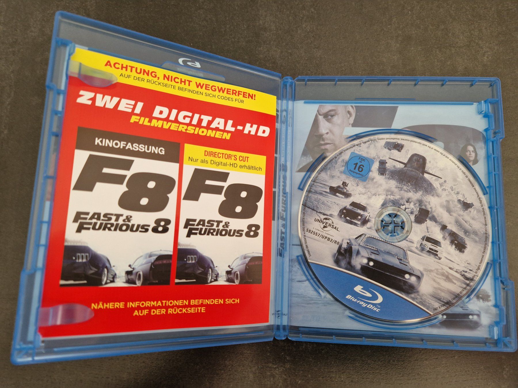 Tutti i DVDs: Fast & Furious 8 Blu-Ray Topzustand – Usato da Buchs SG venduto da Herc01 1